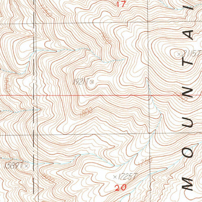 United States Geological Survey Poleta Canyon, CA (1984, 24000-Scale) digital map