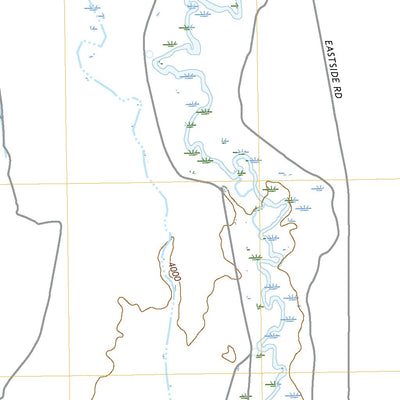 United States Geological Survey Poleta Canyon, CA (2021, 24000-Scale) digital map