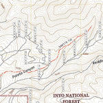 United States Geological Survey Poleta Canyon, CA (2021, 24000-Scale) digital map