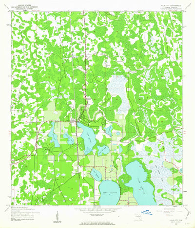 United States Geological Survey Polk City, FL (1944, 24000-Scale) digital map