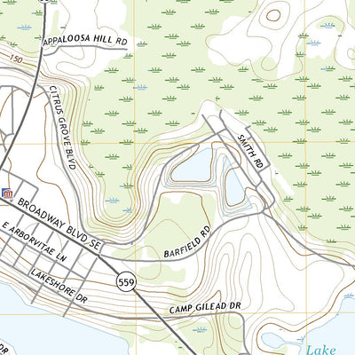 United States Geological Survey Polk City, FL (2021, 24000-Scale) digital map