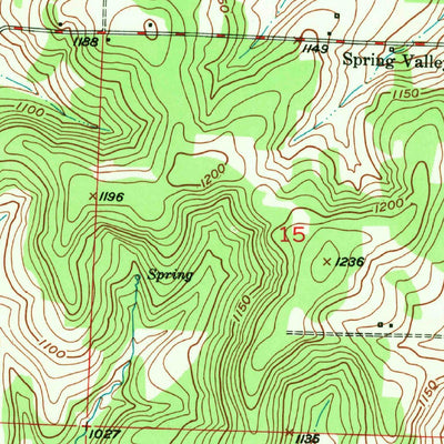 United States Geological Survey Polk, MO (1950, 24000-Scale) digital map