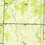United States Geological Survey Polk, MO (1951, 24000-Scale) digital map