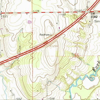 United States Geological Survey Polk, OH (1961, 24000-Scale) digital map