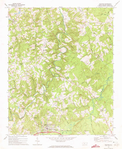 United States Geological Survey Polkton, NC (1970, 24000-Scale) digital map