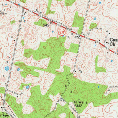 United States Geological Survey Polkville, KY (1954, 24000-Scale) digital map