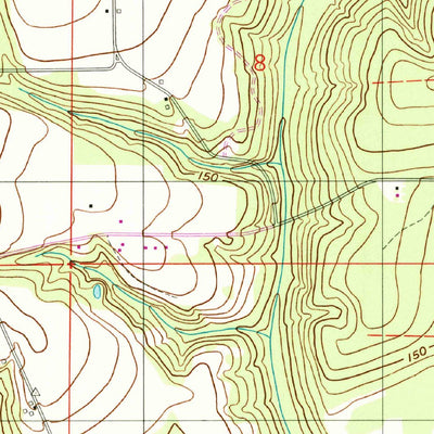 United States Geological Survey Pollard, AL (1960, 24000-Scale) digital map