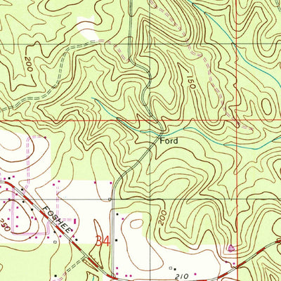 United States Geological Survey Pollard, AL (1960, 24000-Scale) digital map