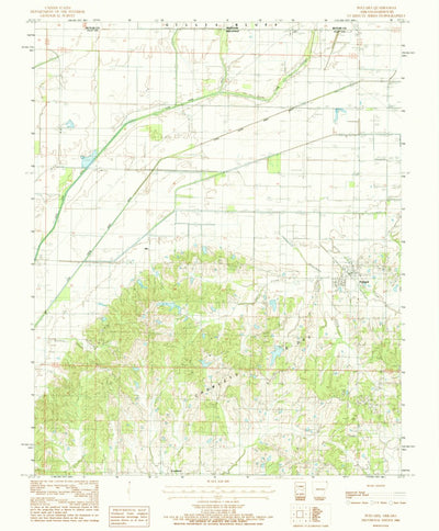 United States Geological Survey Pollard, AR-MO (1984, 24000-Scale) digital map