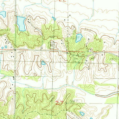 United States Geological Survey Pollard, AR-MO (1984, 24000-Scale) digital map