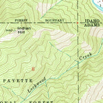 United States Geological Survey Pollock, ID (1964, 24000-Scale) digital map