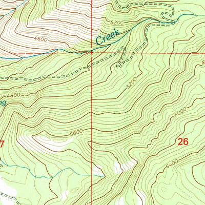 United States Geological Survey Pollock, ID (1995, 24000-Scale) digital map