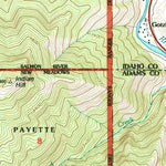United States Geological Survey Pollock, ID (1995, 24000-Scale) digital map