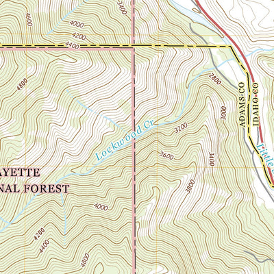 United States Geological Survey Pollock, ID (2020, 24000-Scale) digital map