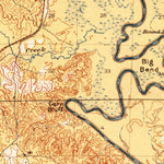 United States Geological Survey Pollock, LA (1936, 62500-Scale) digital map