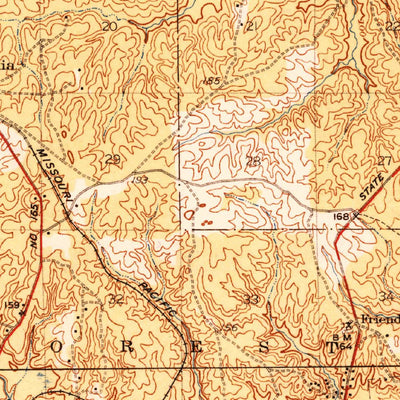 United States Geological Survey Pollock, LA (1936, 62500-Scale) digital map