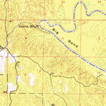 United States Geological Survey Pollock, LA (1958, 62500-Scale) digital map