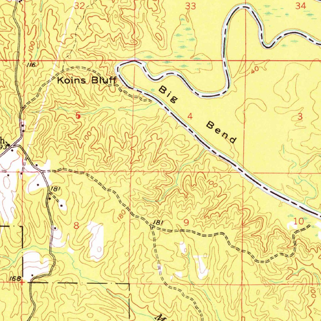 Pollock, LA (1958, 62500Scale) Map by United States Geological Survey