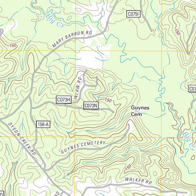 United States Geological Survey Pollock, LA (2012, 24000-Scale) digital map