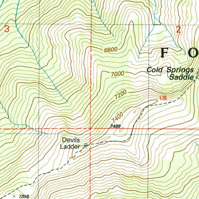 United States Geological Survey Pollock Mountain, ID (2004, 24000-Scale) digital map