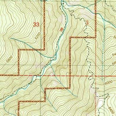 United States Geological Survey Pollock Mountain, ID (2004, 24000-Scale) digital map
