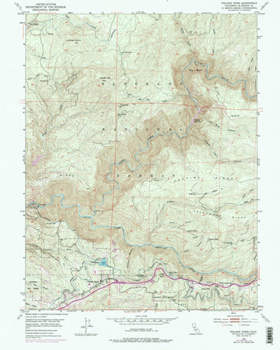 United States Geological Survey Pollock Pines, CA (1950, 24000-Scale) digital map
