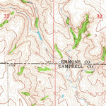 United States Geological Survey Pollock, SD-ND (1965, 24000-Scale) digital map