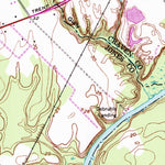 United States Geological Survey Pollocksville, NC (1950, 24000-Scale) digital map