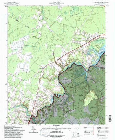 United States Geological Survey Pollocksville, NC (1994, 24000-Scale) digital map
