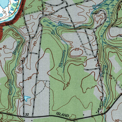 United States Geological Survey Pollocksville, NC (1994, 24000-Scale) digital map