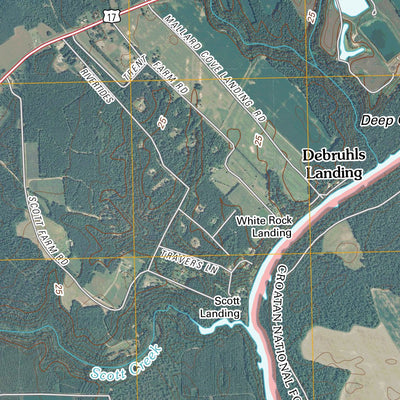 United States Geological Survey Pollocksville, NC (2011, 24000-Scale) digital map