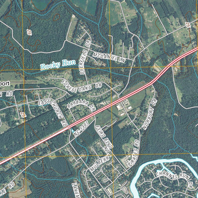 United States Geological Survey Pollocksville, NC (2011, 24000-Scale) digital map