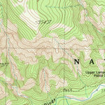 United States Geological Survey Pollux Peak, WY (1989, 24000-Scale) digital map