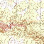 United States Geological Survey Pollys Pasture, UT (1989, 24000-Scale) digital map