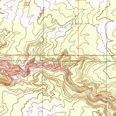 United States Geological Survey Pollys Pasture, UT (1989, 24000-Scale) digital map