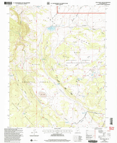 United States Geological Survey Pollywog Lake, UT (2002, 24000-Scale) digital map