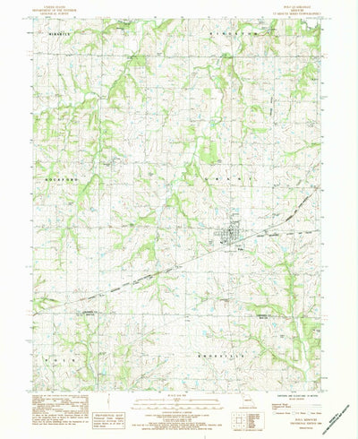 United States Geological Survey Polo, MO (1984, 24000-Scale) digital map