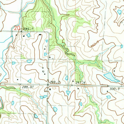 United States Geological Survey Polo, MO (1984, 24000-Scale) digital map