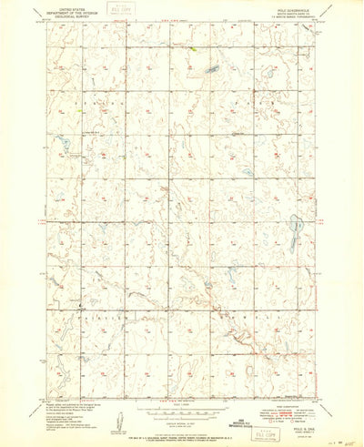 United States Geological Survey Polo, SD (1951, 24000-Scale) digital map
