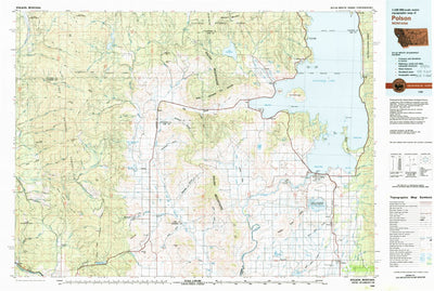 United States Geological Survey Polson, MT (1980, 100000-Scale) digital map