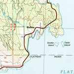 United States Geological Survey Polson, MT (1980, 100000-Scale) digital map