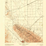 United States Geological Survey Polvadero Gap, CA (1942, 62500-Scale) digital map