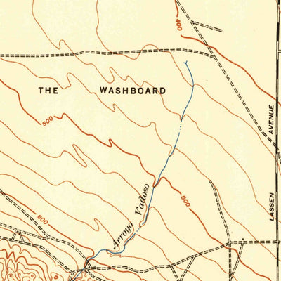 United States Geological Survey Polvadero Gap, CA (1942, 62500-Scale) digital map