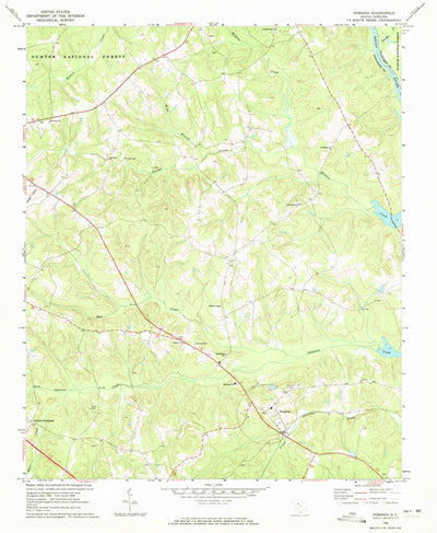 United States Geological Survey Pomaria, SC (1969, 24000-Scale) digital map