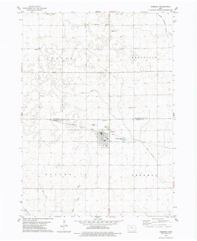 United States Geological Survey Pomeroy, IA (1979, 24000-Scale) digital map