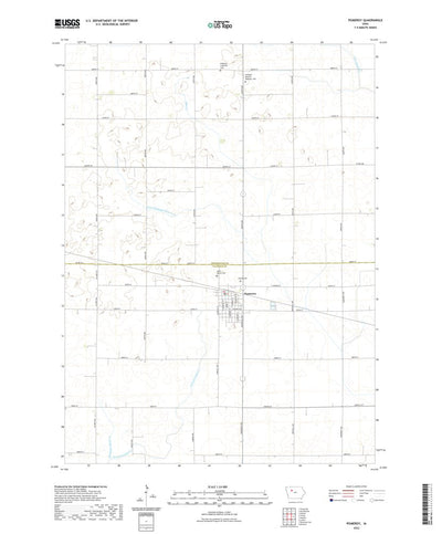 United States Geological Survey Pomeroy, IA (2022, 24000-Scale) digital map