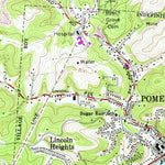 United States Geological Survey Pomeroy, OH-WV (1960, 24000-Scale) digital map