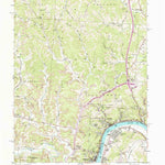 United States Geological Survey Pomeroy, OH-WV (1992, 24000-Scale) digital map