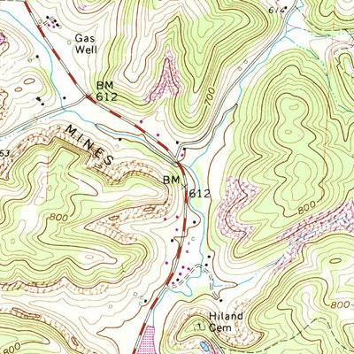 United States Geological Survey Pomeroy, OH-WV (1992, 24000-Scale) digital map