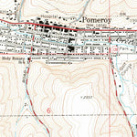 United States Geological Survey Pomeroy, WA (1967, 24000-Scale) digital map